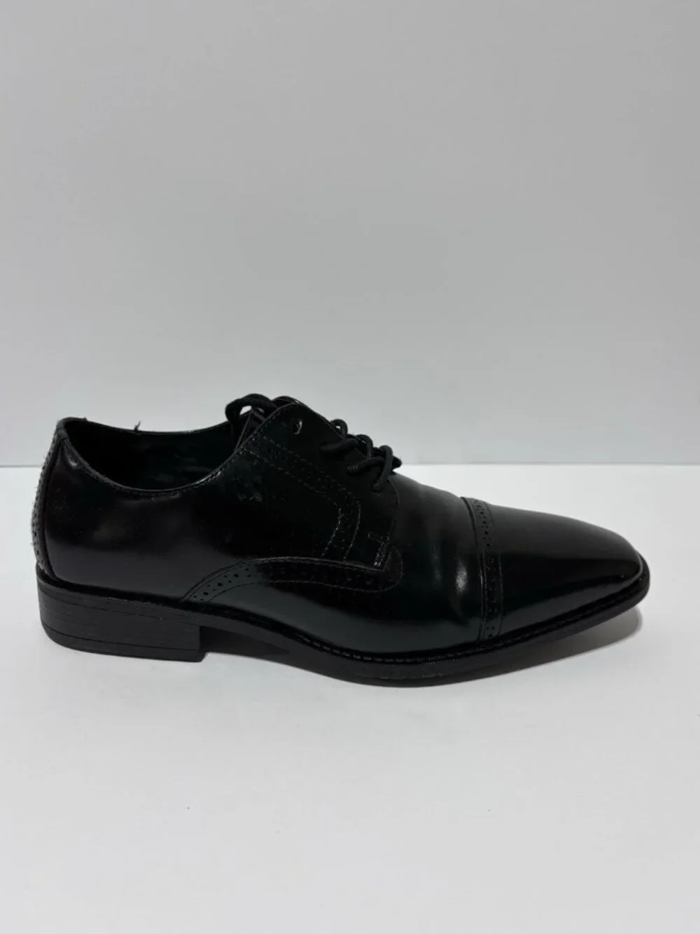 Stacy Adams Men’s Abbot Cap Toe Oxford Black, Size 8.5 W
